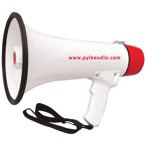 Pyle Pro Pmp48ir 40-watt Professional Megaphone-bullhorn With Handheld Microphone-siren, Rechargea