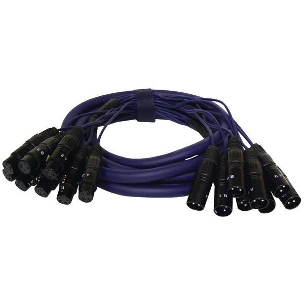 Pyle Pro Ppsn811 8-channel Snake Cable, 10ft