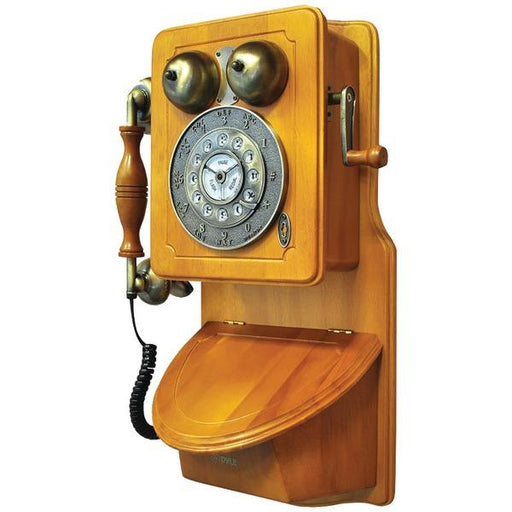 PYLE PRT45 Retro-Themed Country-Style Wall-Mount Phone