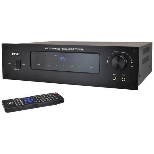 Pyle Pt592a Bluetooth(r) 5.1-channel Hdmi(r) Digital Stereo Receiver-amplifier With Am-fm Radio