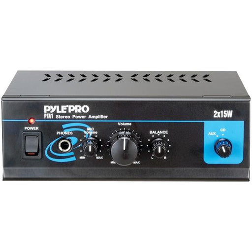 Pyle Pro Pta1 Mini Stereo Power Amp (15w X 2)