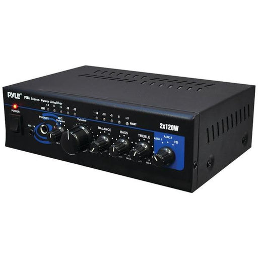 PYLE HOME PTA4 120W x 2 Mini Stereo Power Amplifier