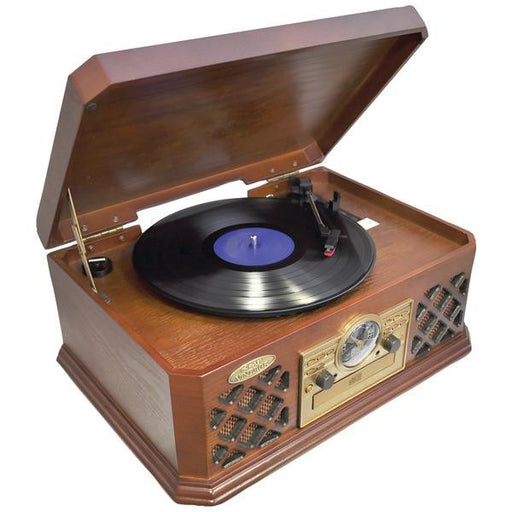 Pyle Ptcd4bt Retro Style Turntable With Bluetooth(r)