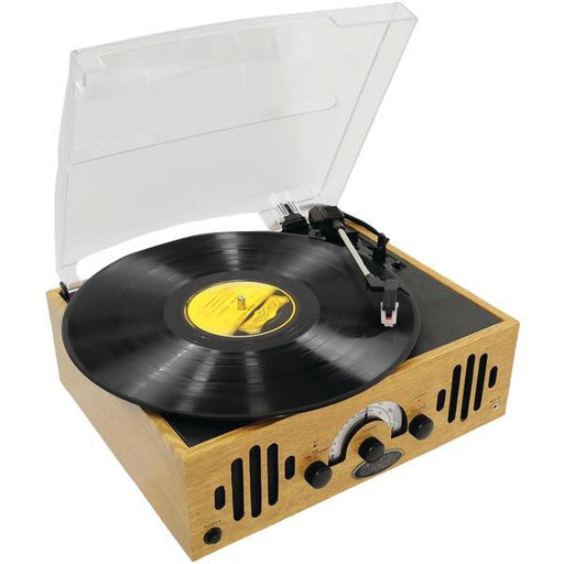 Pyle Pvnttr22 Retro Belt-driven 3-speed Turntable