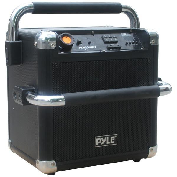 PYLE PRO PWPBT405BK FlexBox Rugged & Portable Bluetooth 400-Watt Boom Box Speaker System (Black)