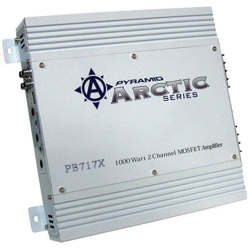 Pyramid Pb717x Arctic Series 2-channel Mosfet Amp (1,000w Max; 50w X 2 @ 4_)