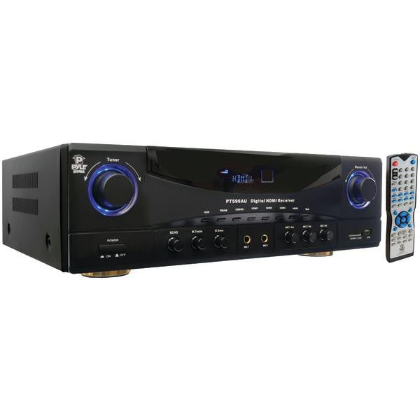 Pyle Home Pt590au 5.1-channel, 350-watt Amp Receiver With 3d Pass Through