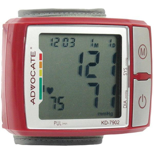 Advocate Kd-7902 Wrist Blood Pressure Monitor With Color Indicator