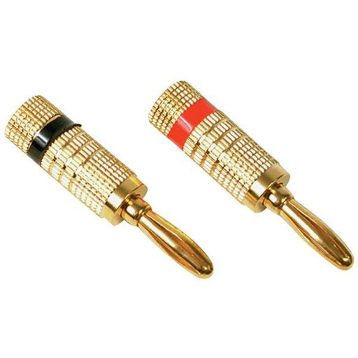 Rca Ah10r Deluxe Banana Plugs, 2 Pk