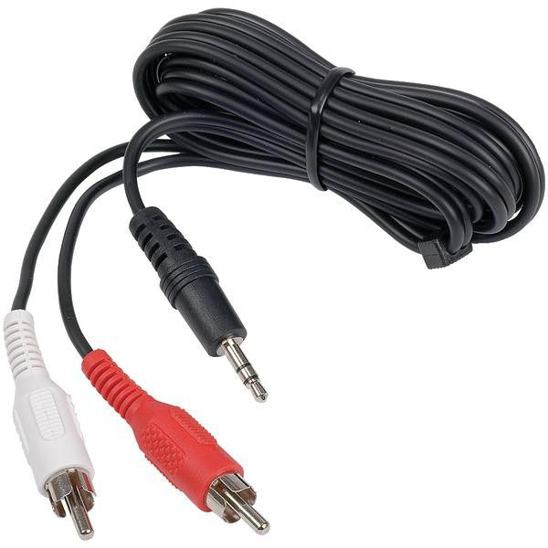 Rca Ah205r 3.5mm To 2 Rca Plugs Y-adapter, 3ft