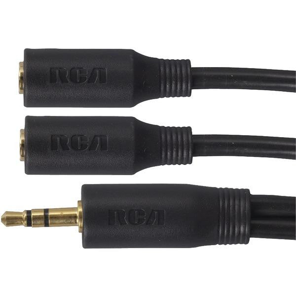 Rca Ah26r Mini Stereo Headphone Y-adapter (6ft)