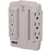 Rca Pswts6r 6-outlet Surge Protector Wall Tap