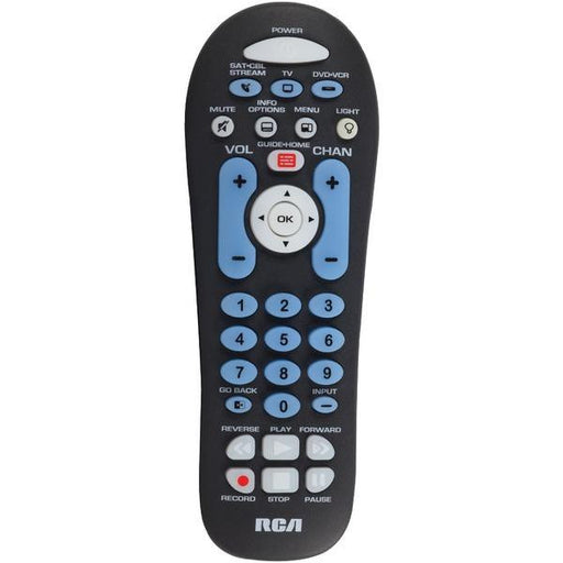 Rca Rcr313br 6-device Big Button Universal Remote With Streaming & Dual Navigation (black)