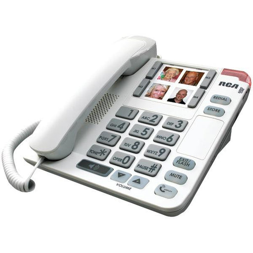 Rca 1123-1wtga Legend Series Amplified Big Button Corded Deskphone With Speakerphone