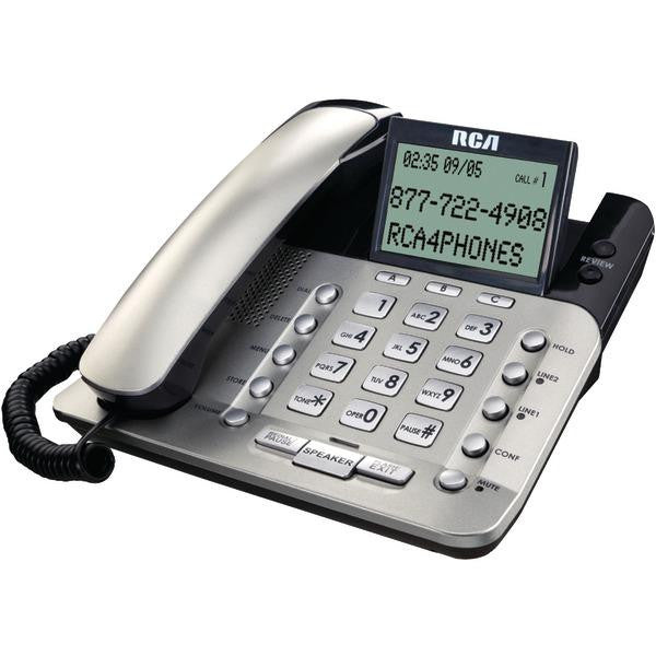 Rca 1223-1bsga 2-line Corded Desktop Phone With Caller Id