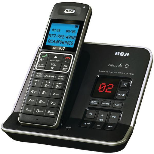 Rca 2112-1bsga Dect 6.0 Digital Cordless Phone With Caller Id & Digital Answering System (single-h