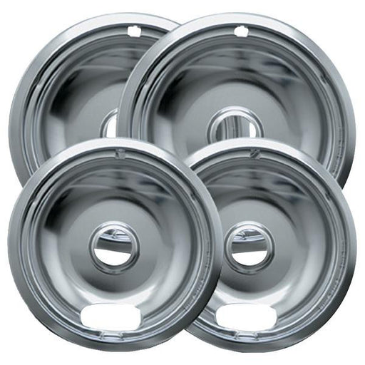 Range Kleen 10142xn Universal Chrome Drip Pans, Style A, Multipack