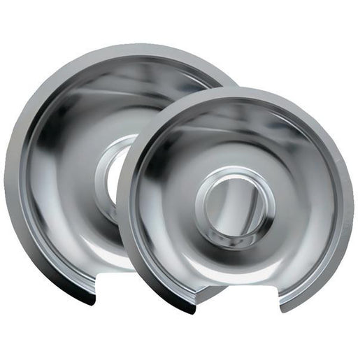 Range Kleen 10562x Chrome Drip Pans, 2 Pk (style D)