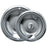 Range Kleen 12782xcd5 Chrome Drip Pans, 2 Pk (style A)