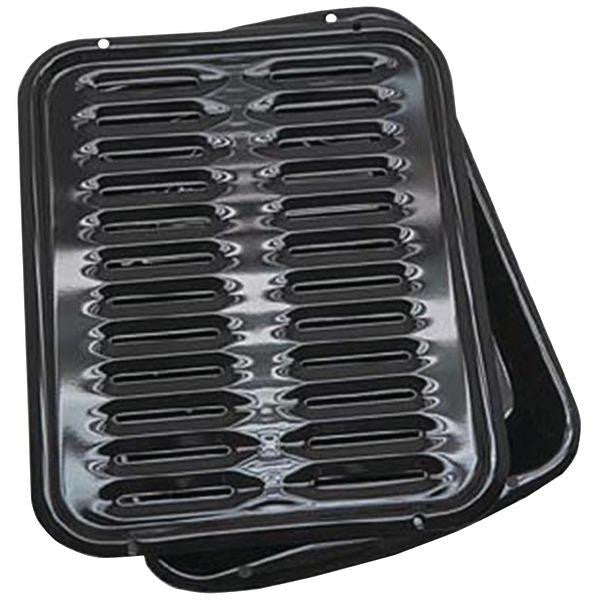 Range Kleen Bp102x Porcelain Broiler Pan & Grill