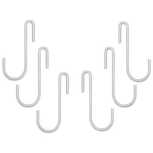 Range Kleen C48 Pot Rack Accessory Hooks (6 Pk; Chrome)