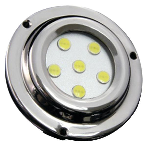 MARINE SPORT MS-ML-6X1B 6-LED 1-Watt x 6 Surface-Mount Marine Light (Blue)