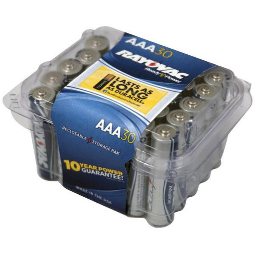 Rayovac 824-30f Alkaline Batteries, 30 Pk (aaa)