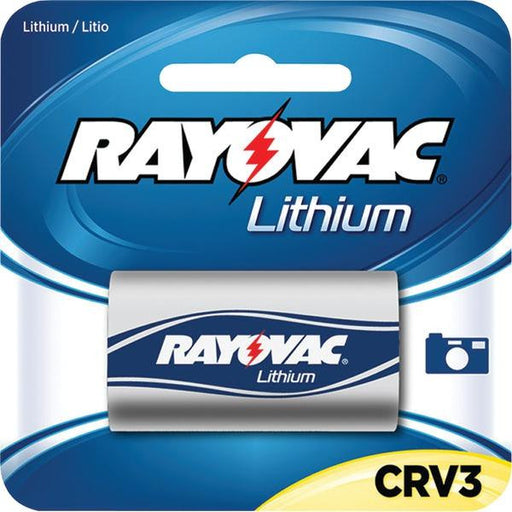 RAYOVAC RLCRV3-1A 3-Volt Lithium CRV3 Digital Photo Battery, Single