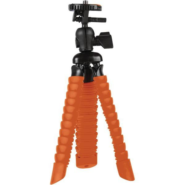 VIVITAR VIV-SP-7-ORG Small Rubberized Spider Tripod (Orange)