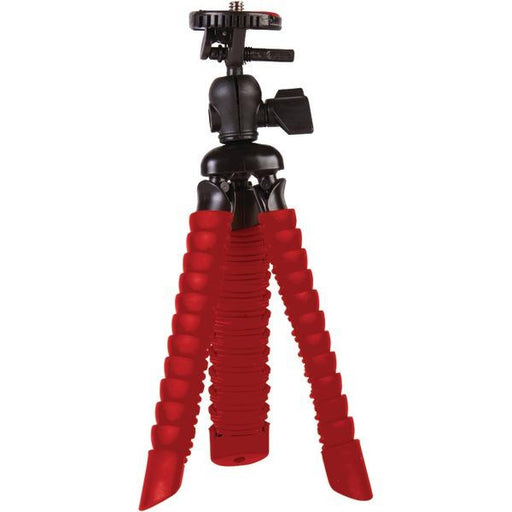 VIVITAR VIV-SP-7-RED Small Rubberized Spider Tripod (Red)