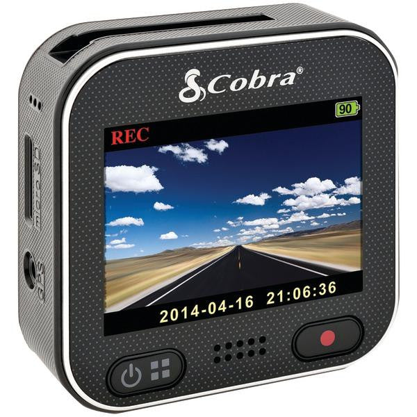 Cobraselect Cdr 900 8gb Drive Hd Windshield-mounted Dash Cam With Wi-fi