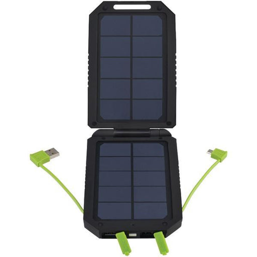 Cobraselect Cpp 300 Sp 6,000mah Usb Backup Battery Pack With Dual Solar Panels