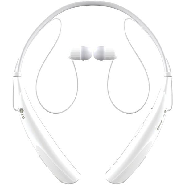 LG 10739VRP Tone Pro(TM) Bluetooth(R) Stereo Headphones with Microphone (White)