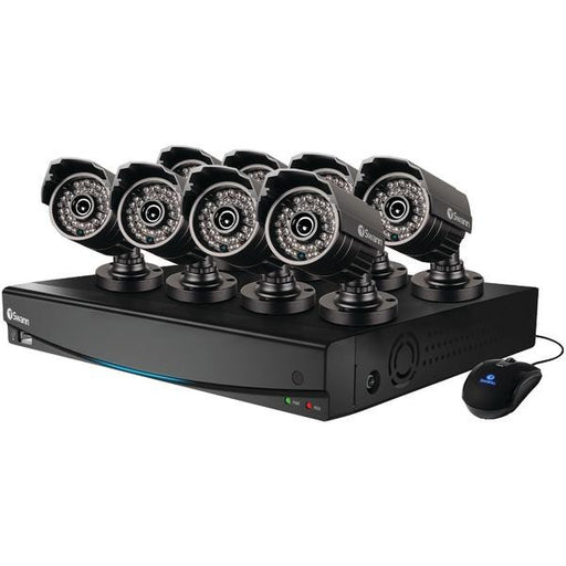 SWANN SWDVK-163428S-US 16-Channel 960H DVR with 8 Security Cameras at 720TVL