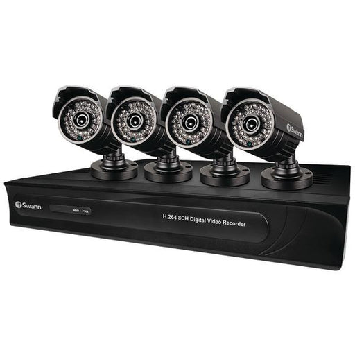 SWANN SWDVK-832504-US 8-Channel 960H DVR with 4 Security Cameras at 650TVL