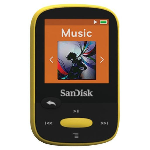 Sandisk Sdmx24-004g-a46y 4gb 1.44" Clip Sport Mp3 Player (yellow)