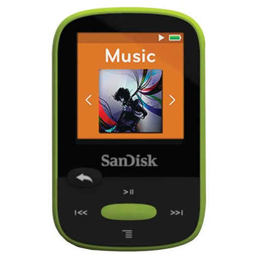 Sandisk Sdmx24-008g-a46l 8gb 1.44" Clip Sport Mp3 Player (lime)