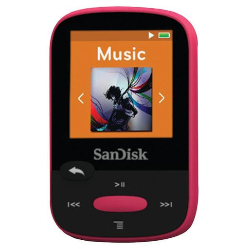 Sandisk Sdmx24-008g-a46p 8gb 1.44" Clip Sport Mp3 Player (pink)