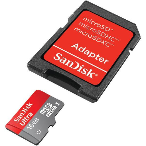 Sandisk Sdsdqua-016g-a46a Microsdhc(tm) Memory Card With Adapter (16gb)