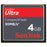 Sandisk Sdcfhs-004g-a46 Ultra(r)compactflash(r)memory Card (4gb)