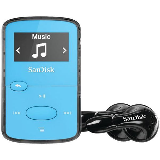 SANDISK SDMX26-008G-G46B 8GB Clip Jam MP3 Player (Blue)