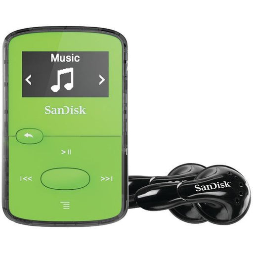 SANDISK SDMX26-008G-G46G 8GB Clip Jam MP3 Player (Green)