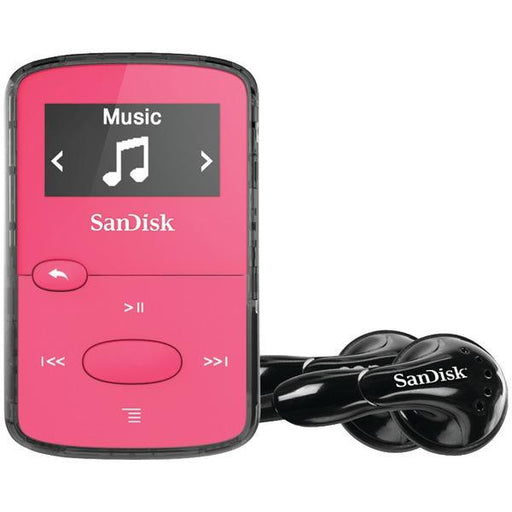 SANDISK SDMX26-008G-G46P 8GB Clip Jam MP3 Player (Pink)