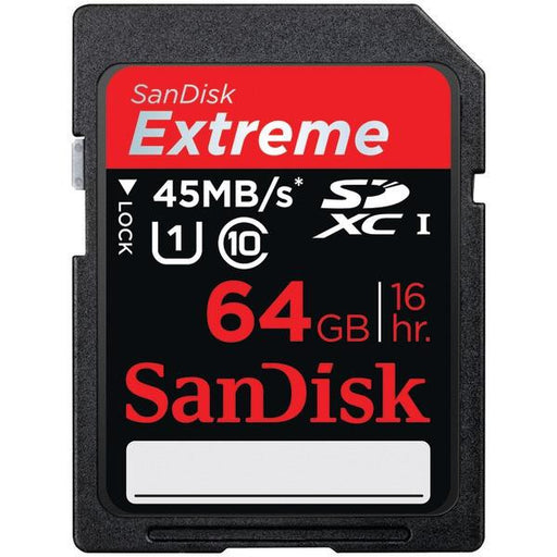 Sandisk Sdsdrx3-064g-a21 Extreme(r) Sdxc(tm) Uhs-i Card (64gb)