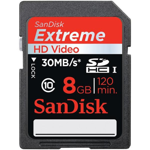 Sandisk Sdsdrx3-8192-a21 Extreme(r) Sdxc(tm) Uhs-i Card (8gb)