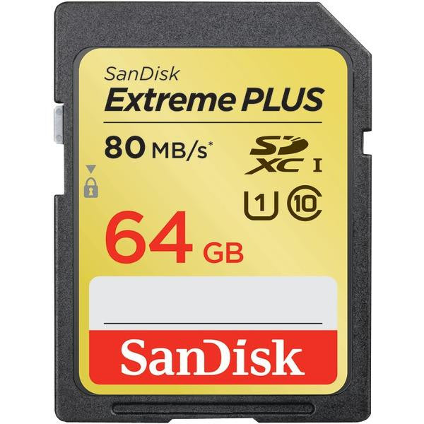 Sandisk Sdsdxs-064g-a46 Extreme(r) Plus Sdxc(tm) Uhs-i Memory Card (64gb)