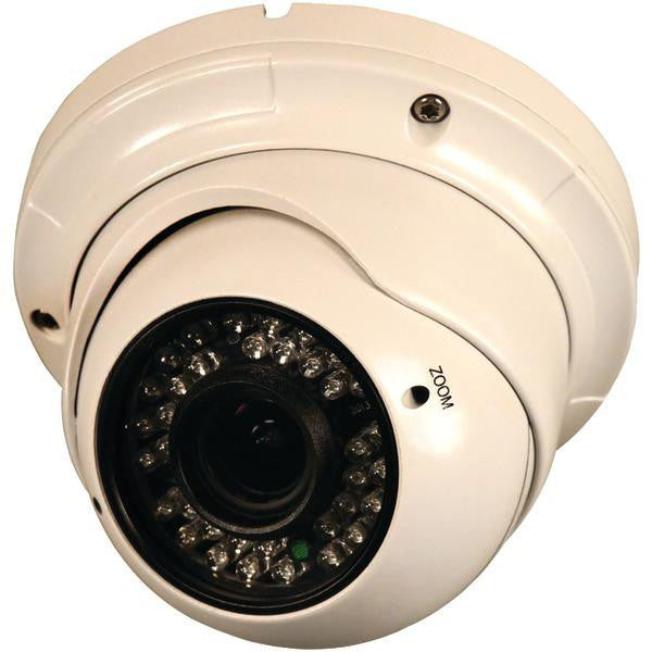 Security Labs Slc-182 800-line Varifocal 2.8mm - 12mm Turret Dome Camera With Ir Cut Filter