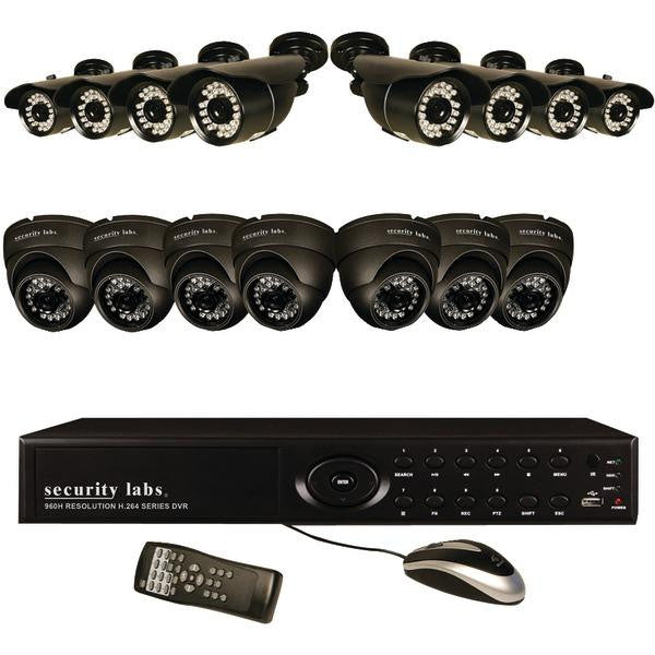 Security Labs Slm456 16-channel 960h 16-camera System