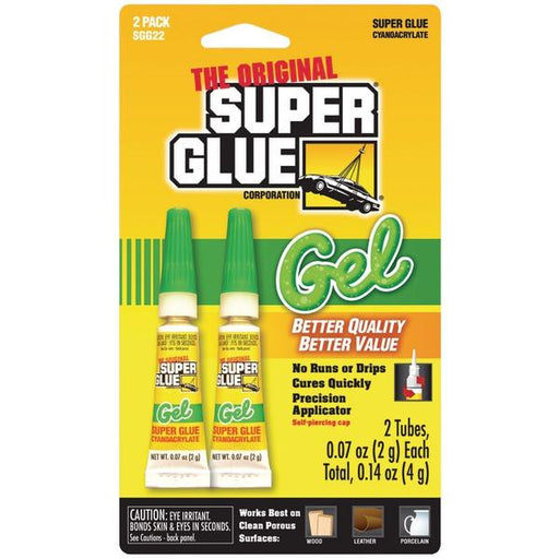 Super Glue Sgg22-48 Thick Gel Super Glue Tubes (double Pack)