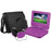 EMATIC EPD707PR 7" Portable DVD Player Bundle (Purple)